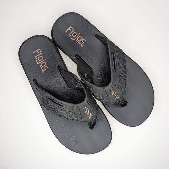 Flojos memory foam sandals flip flops sandals men's size 8 - Picture 1 of 3